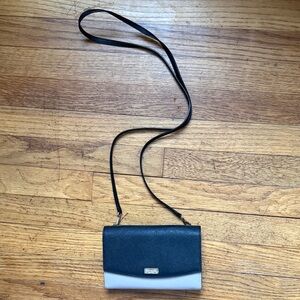 Kate Spade Elegant Black and White Crossbody Bag